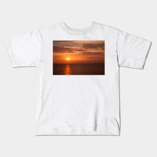 Shag Rock Sunset Kids T-Shirt